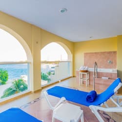 Junior Suite, Hot Tub, Ocean View | Free minibar, in-room safe, blackout drapes, iron/ironing board