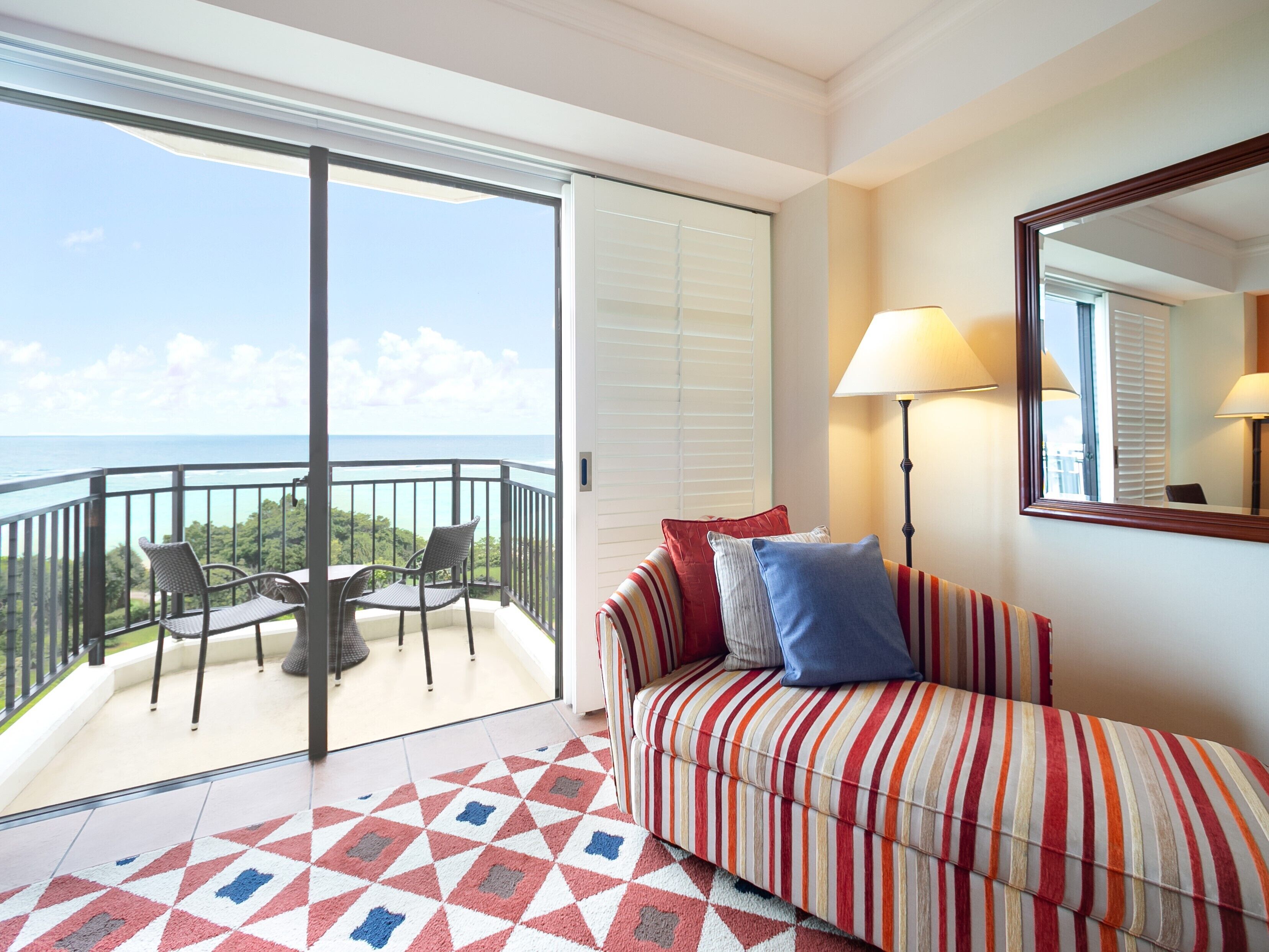 premier ocean patio twin, non smoking | 1 bedroom, premium bedding, down duvets, in-room safe