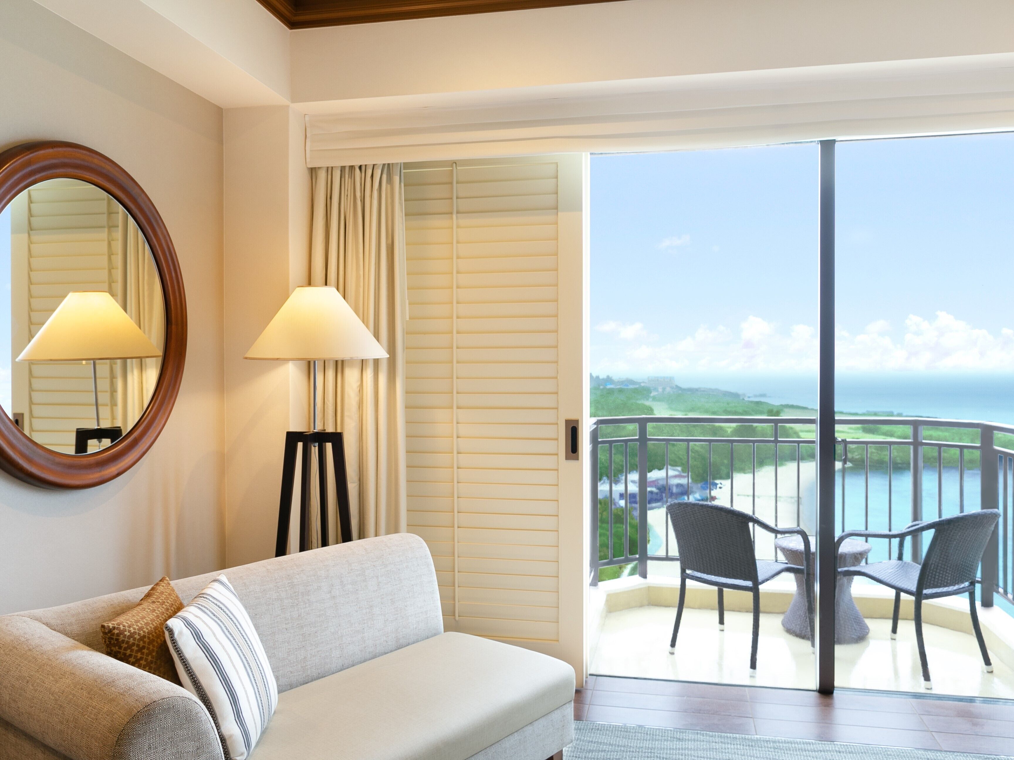 top floor ocean patio twin, non smoking | 1 bedroom, premium bedding, down duvets, in-room safe