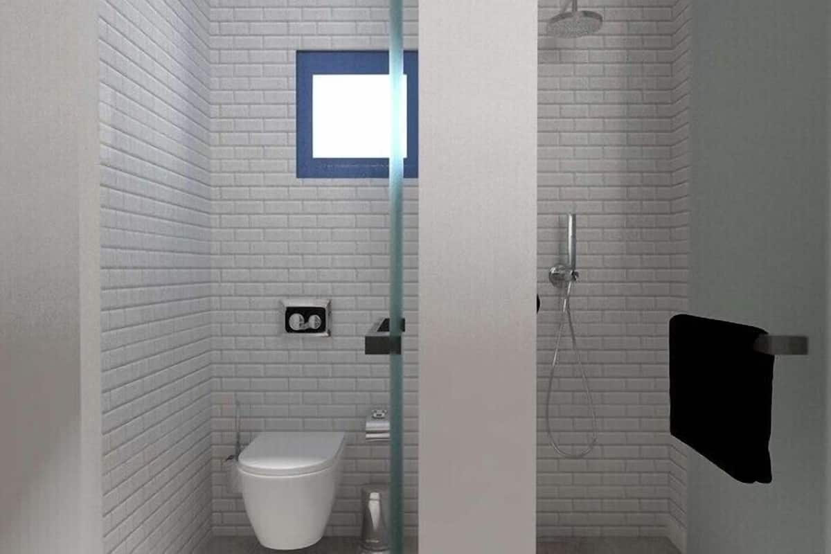 Junior Bungalow, Sea View (plunge pool) | Bathroom | Shower, rainfall showerhead, free toiletries, hair dryer
