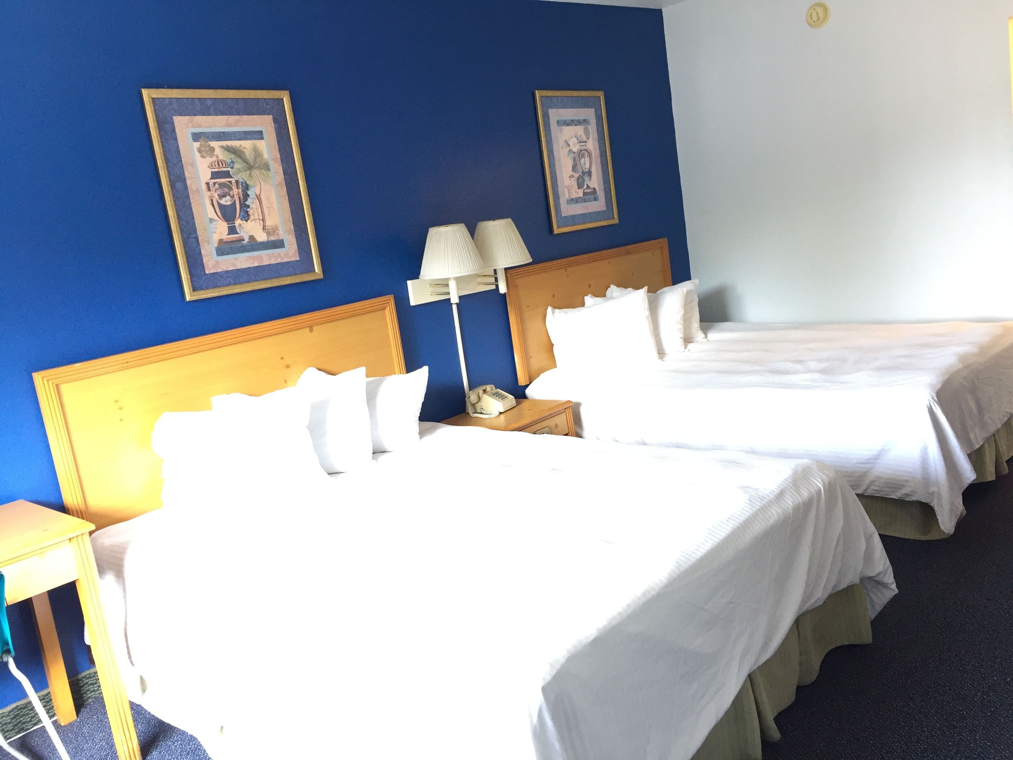 deluxe room, 2 queen beds | desk, blackout curtains, rollaway beds, free wifi