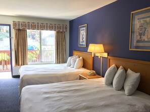 Desk, blackout curtains, rollaway beds, free WiFi