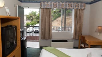 Desk, blackout drapes, rollaway beds, free WiFi