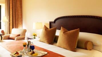 Ropa de cama de alta calidad y minibar