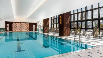 Indoor pool, outdoor pool