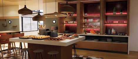 Daily buffet breakfast (EUR 12.9 per person)