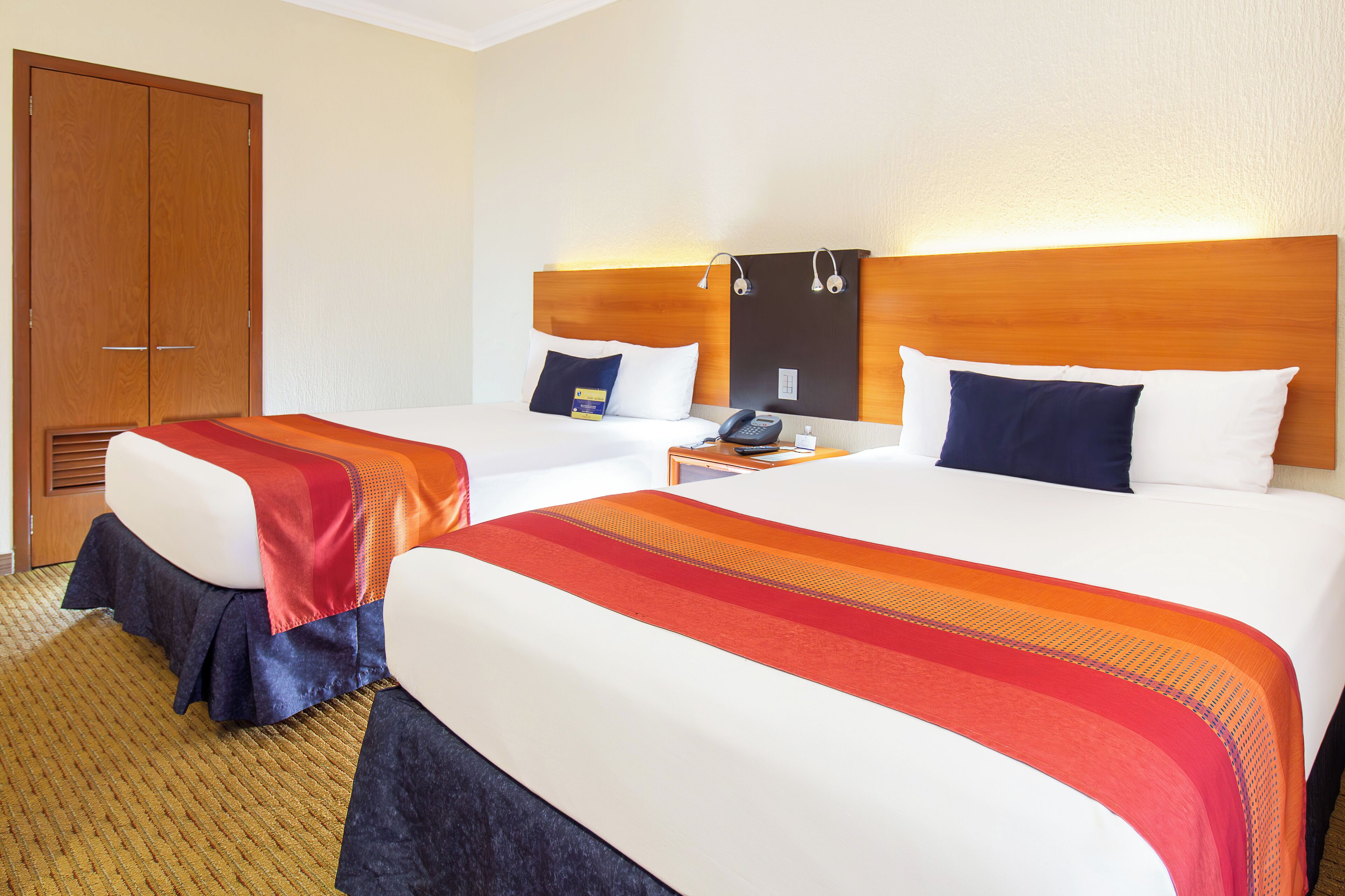 1 bedroom, desk, blackout curtains, iron/ironing board