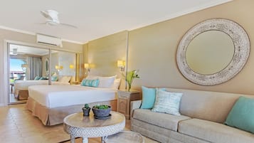 Junior Suite, Kitchenette | Living area | Flat-screen TV, iPod dock, table football, ping pong