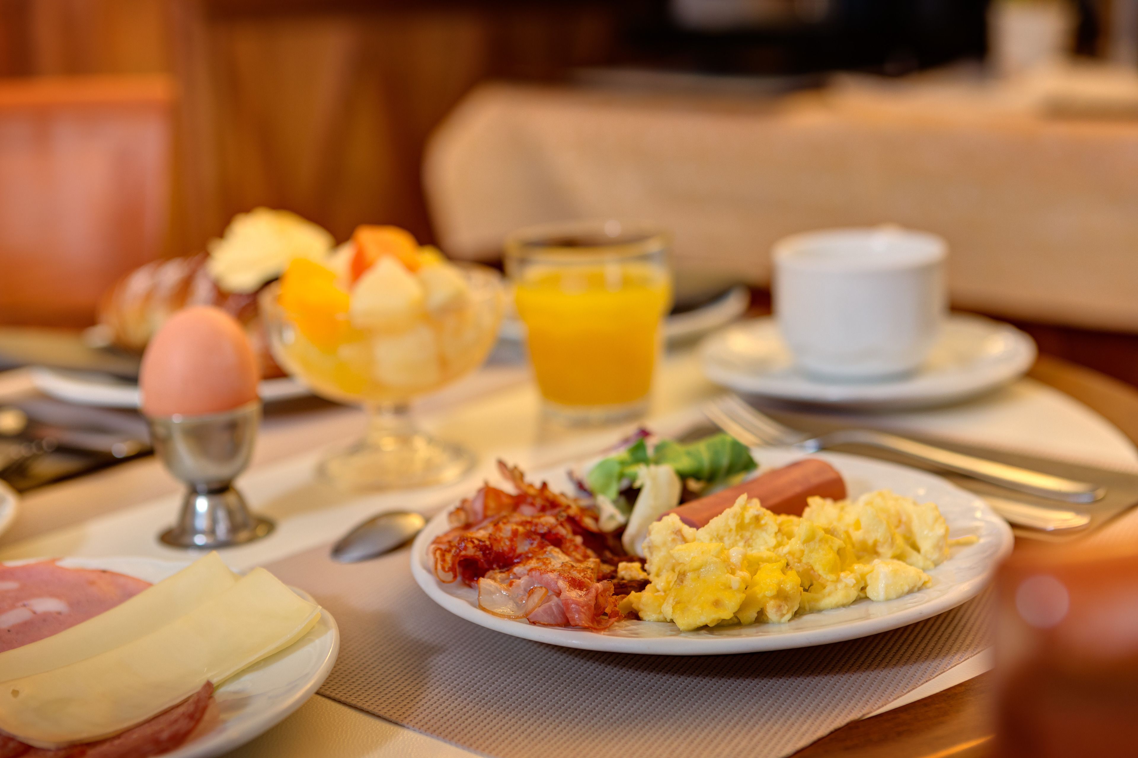 daily buffet breakfast (eur 12 per person)