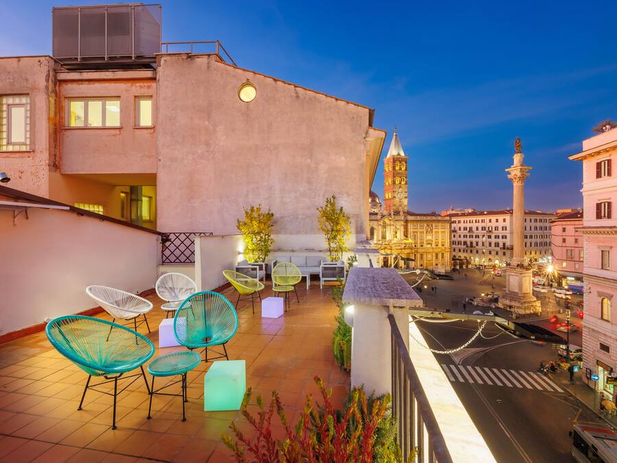 Rooftop terrace