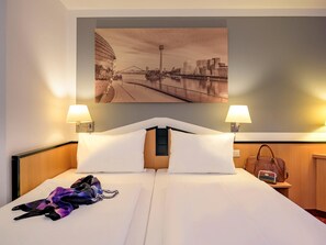 Hypo-allergenic bedding, desk, soundproofing, rollaway beds