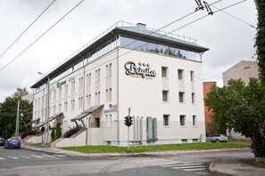Majoituspaikan julkisivu