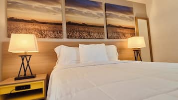 Standaard eenpersoonskamer, 1 queensize bed, niet-roken | 1 slaapkamer, luxe beddengoed, pillowtop-bedden, individueel gedecoreerd