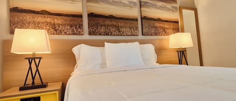 Standard Single Room, 1 Queen Bed, Non Smoking | 1 bedroom, premium bedding, pillowtop beds, individually decorated