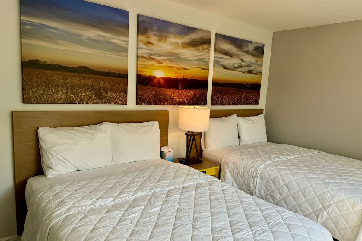 Suite, 2 Full Beds with Sofa bed