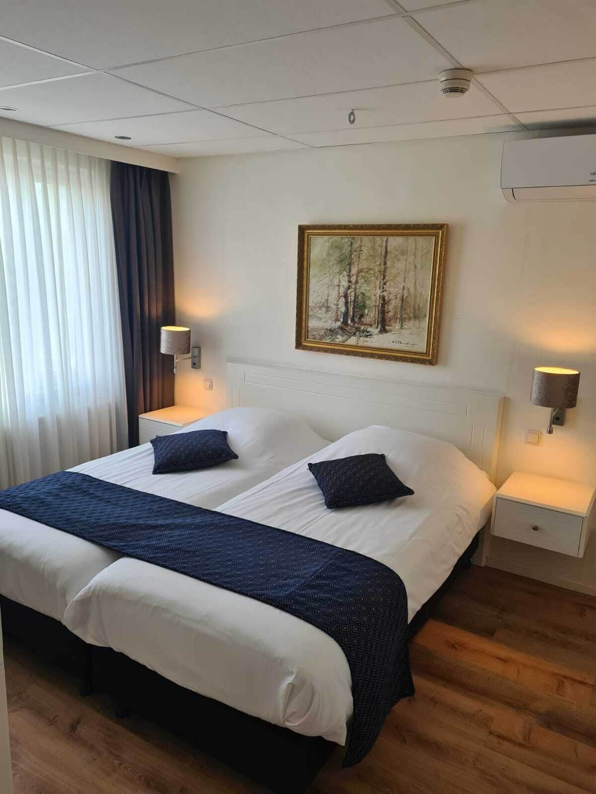 Habitación estándar, 2 camas individuales, accesible para personas con discapacidad, bañera | Ropa de cama de alta calidad, colchones con acolchado adicional, minibar