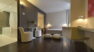 Premium bedding, in-room safe, soundproofing, iron/ironing board