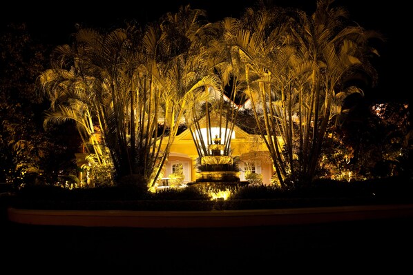 Front of property – evening/night