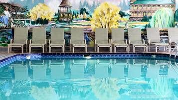 Indoor pool, seasonal outdoor pool