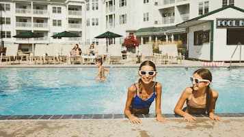 Indoor pool, seasonal outdoor pool