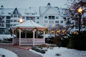 Front of property – evening/night