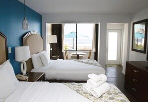 Quarto standard, 2 camas Queen, de frente para o oceano | Cofres nos quartos, Wi-Fi de cortesia, roupa de cama