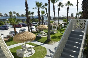 Vue sur la ville depuis l’hébergement