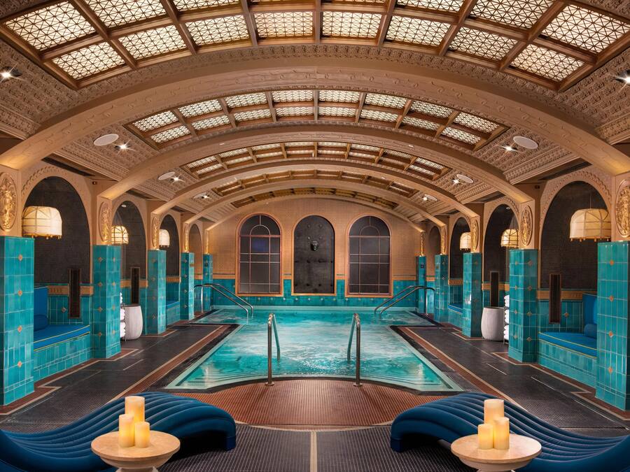 Seasonal outdoor pool, open 9:00 AM to 6:00 PM, pool cabanas (surcharge)