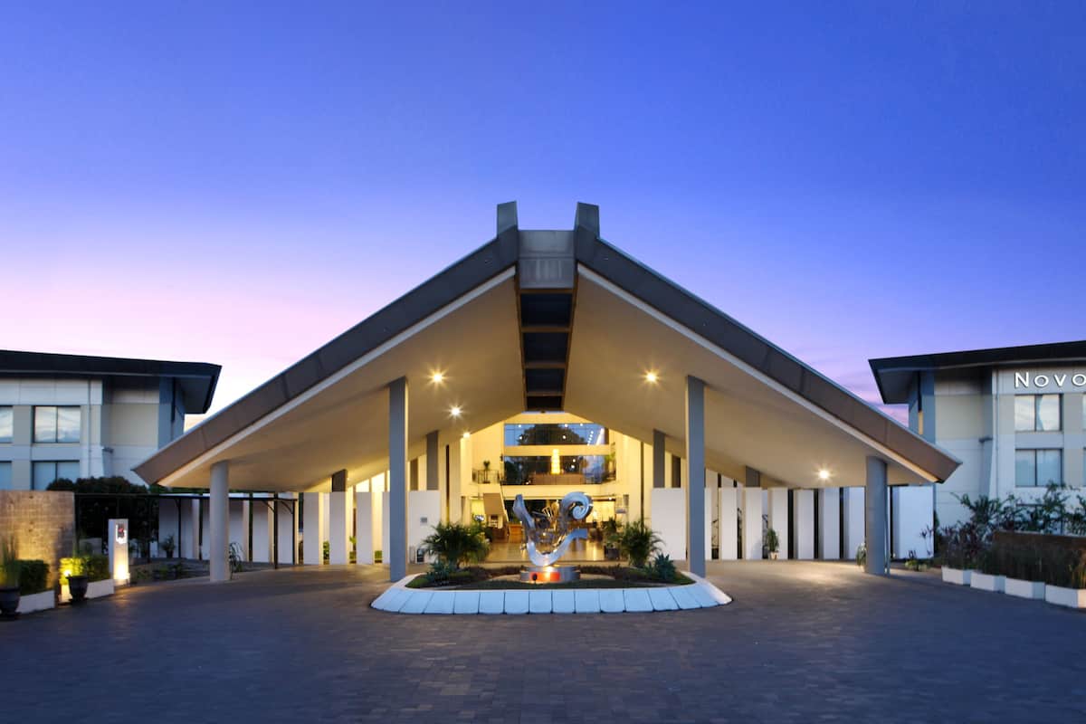 front of property