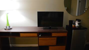 Double Room, 2 Double Beds | Television