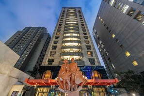 Front of property - evening/night