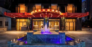 Front of property - evening/night