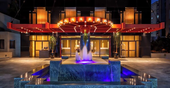 Front of property - evening/night