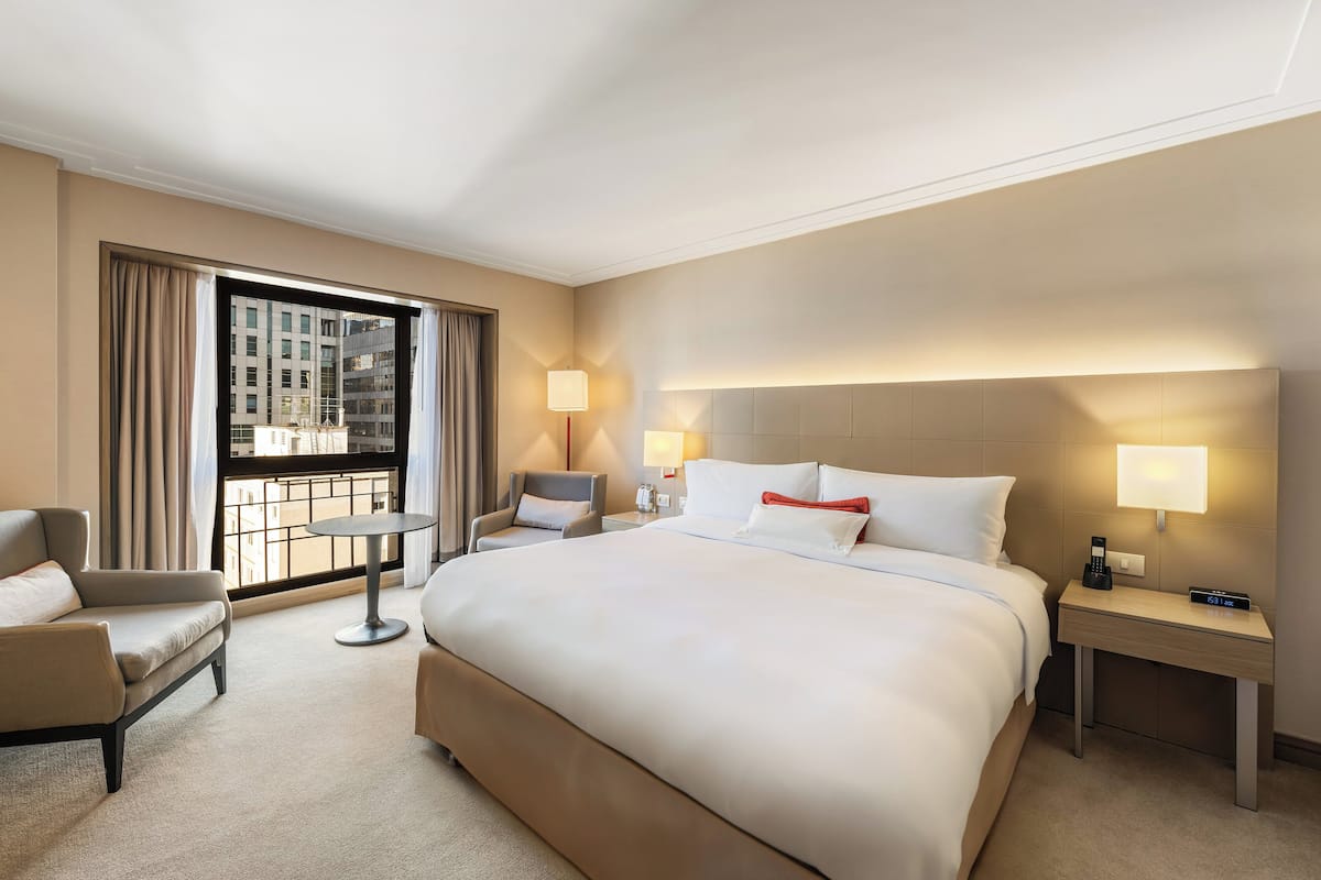 1 Schlafzimmer, hochwertige Bettwaren, Pillowtop-Betten, Minibar