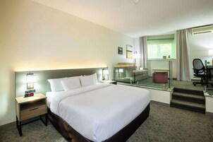 Desk, soundproofing, iron/ironing board, rollaway beds