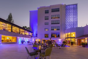 Front of property - evening/night