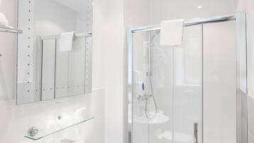 Free toiletries, hair dryer, towels