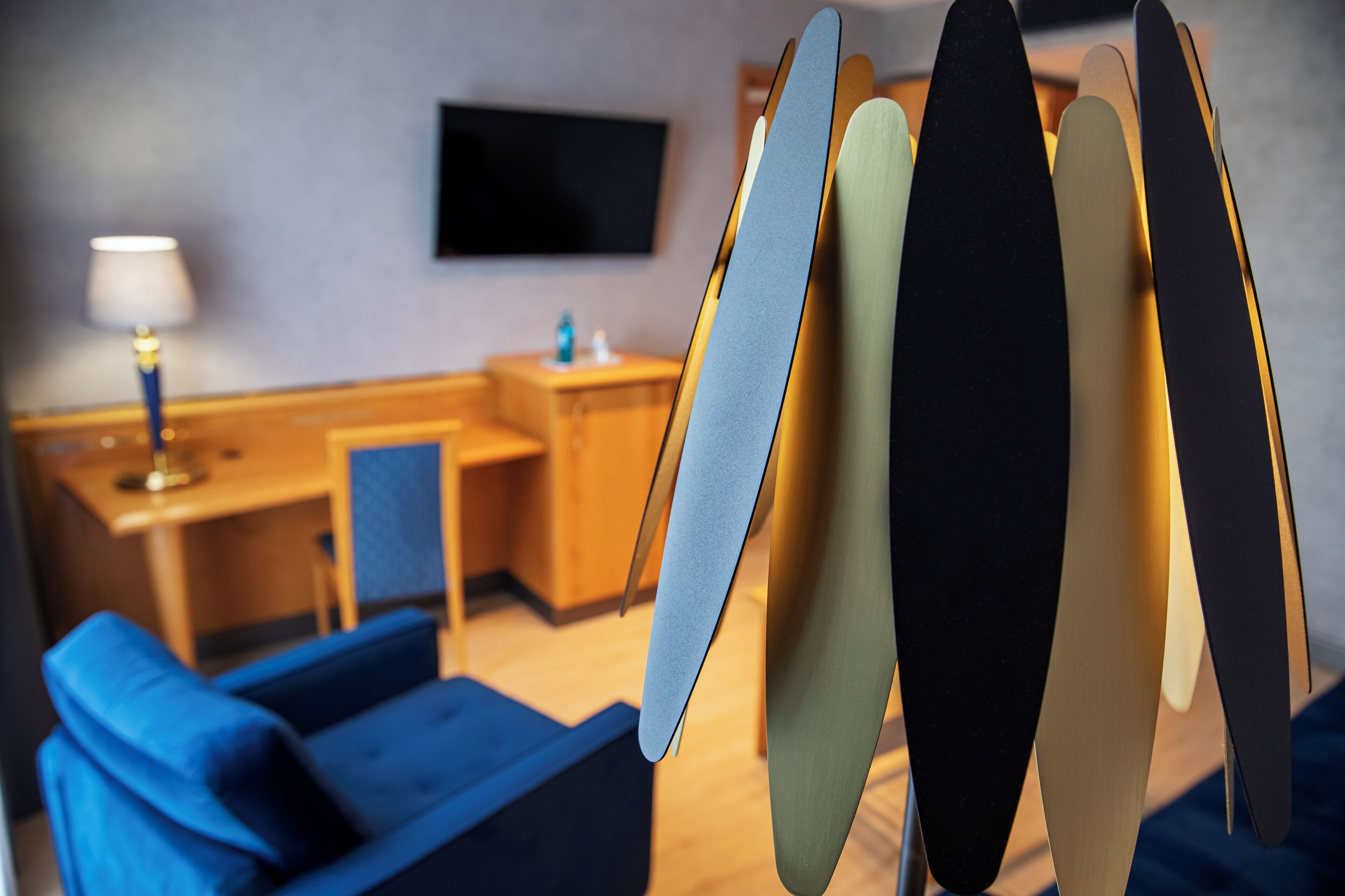 junior suite | 1 bedroom, desk, laptop workspace, blackout curtains