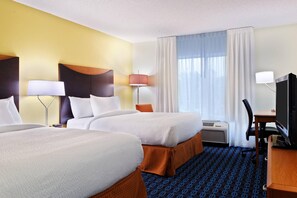 Habitación, 2 camas Queen size | Ropa de cama de alta calidad y camas con pillow-top