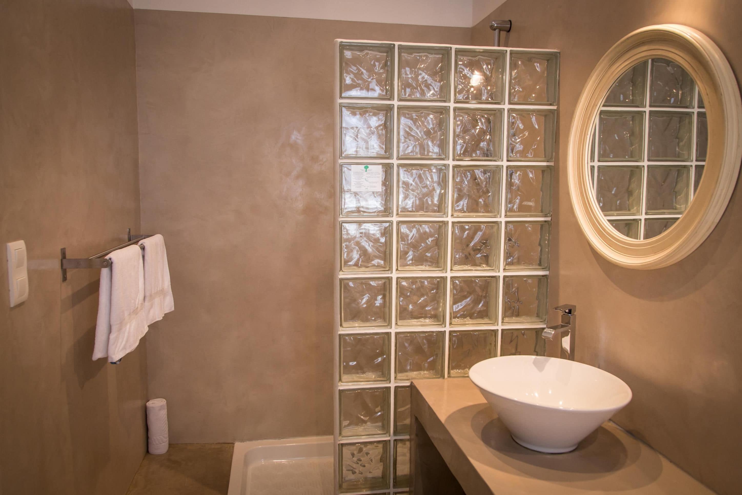 superior triple room, terrace | bathroom | shower, free toiletries, hair dryer, towels