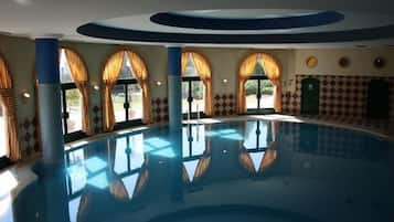 Indoor pool, outdoor pool