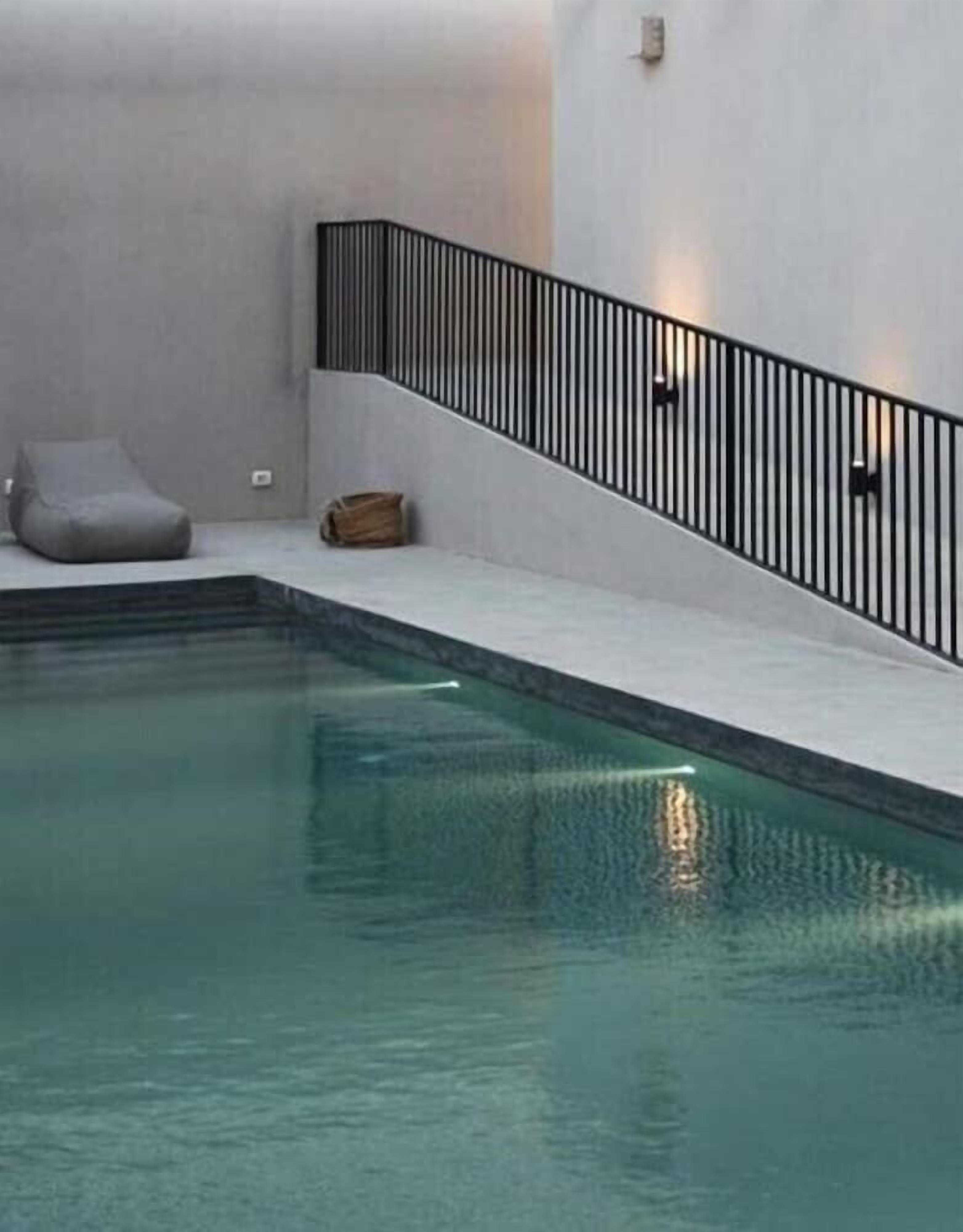 Indoor pool, outdoor pool