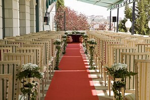 Espace mariage en plein air
