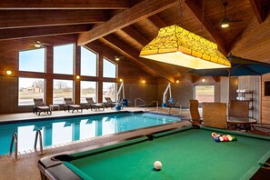 Una piscina techada