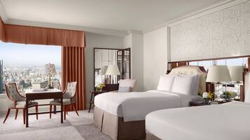 Deluxe Room, 2 Queen Beds, City View, Corner (Corner) | Frette Italian sheets, down duvets, minibar, in-room safe