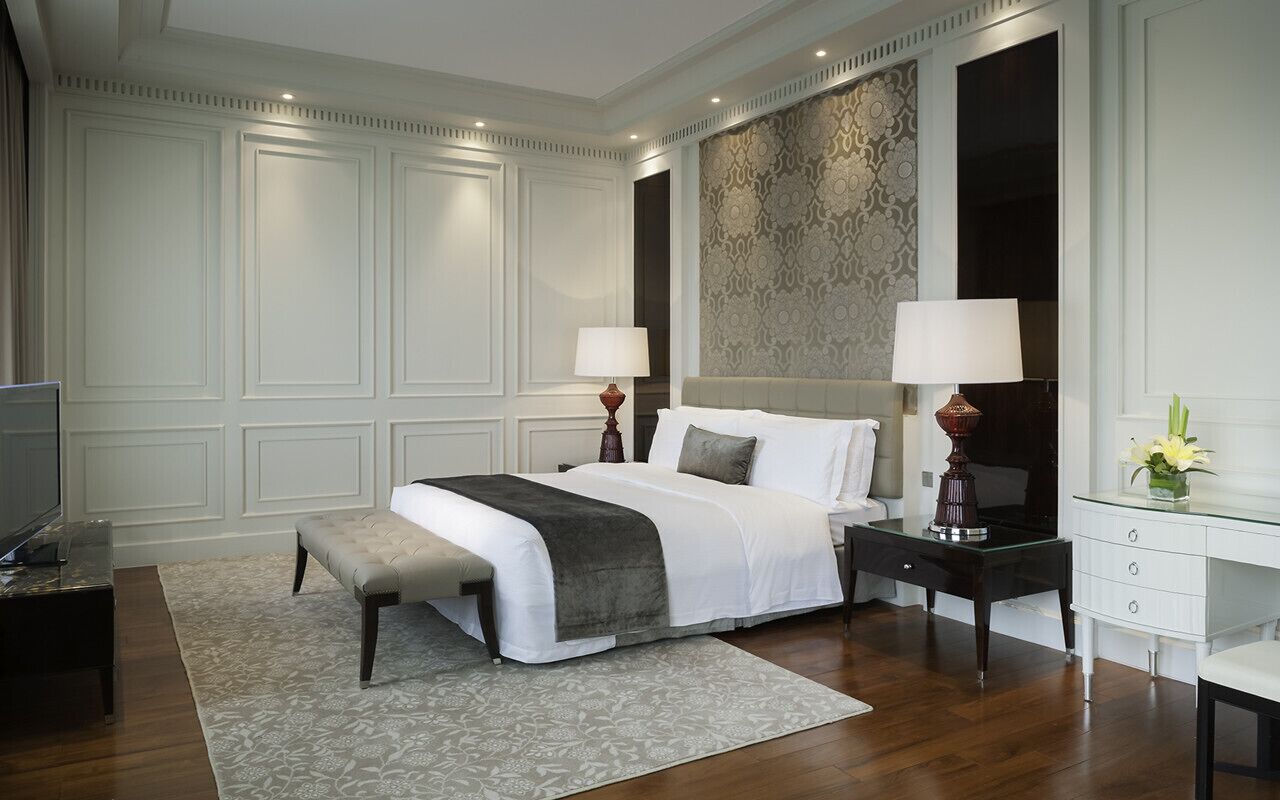 Presidentiële suite | 1 slaapkamer, luxe beddengoed, donsdekens, pillowtop-bedden