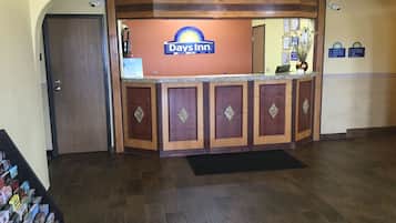 Check-in/check-out kiosk
