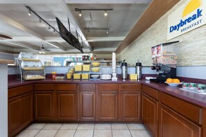Free daily on-the-go breakfast