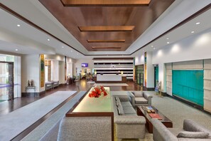 Sala de estar en el lobby