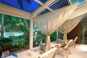 Sauna, body treatments, body wraps, body scrubs, Ayurvedic treatments